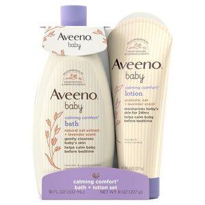 Aveeno Calming Comfort Bath+Lotion Set
